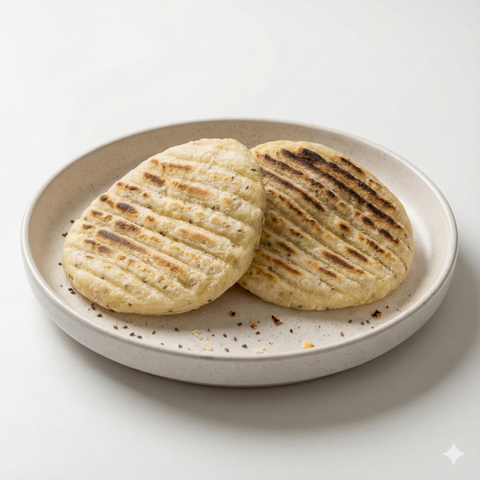 Arepa de Yuca con Semillas de Chía