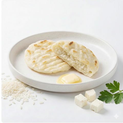 Arepas de Arroz con Cuajada