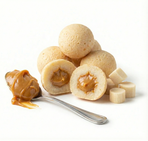 Bolitas de Yuca con Arequipe (Sin Azúcar)