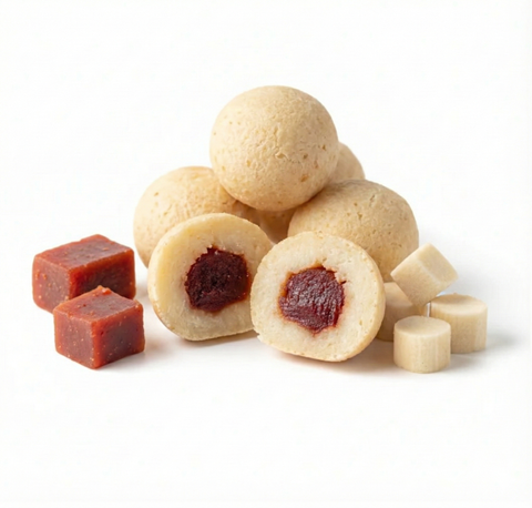 Bolitas de Yuca rellenas de Bocadillo