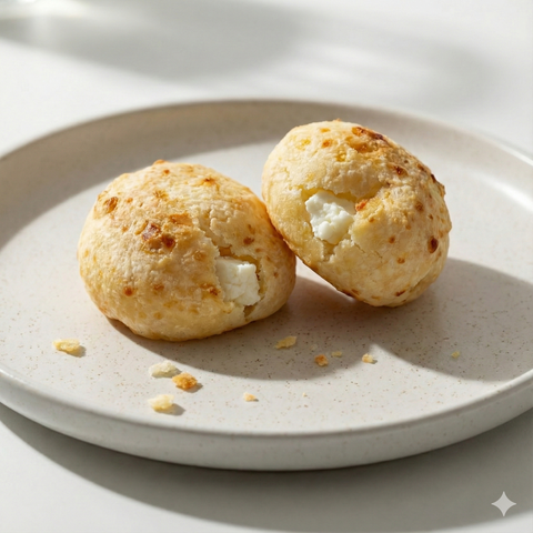 Bolitas de Yuca rellenas de Queso de Búfala