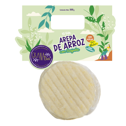 Arepas de Arroz con Cuajada