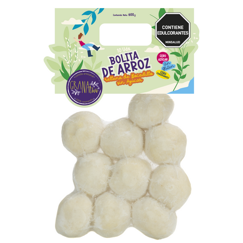 Bolitas arroz rellenas de bocadillo sin azúcar (60g)
