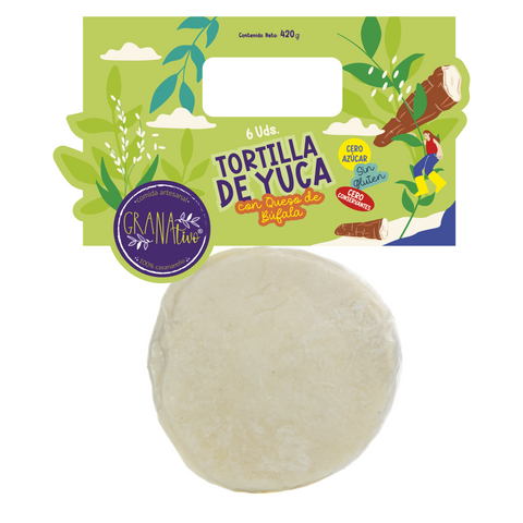 Tortillas de Yuca con Queso de Búfala