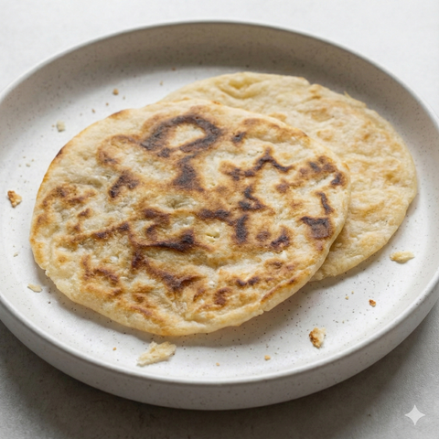 Tortillas de Yuca con Queso de Búfala